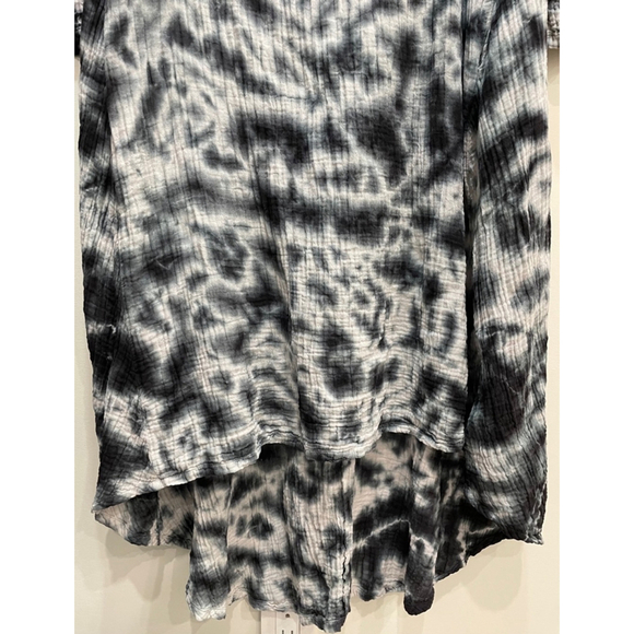 Shannon Passero Tie Dye Cotton lightweight Long Sleeve Maxi Lagenlook Large - Picture 6 of 14